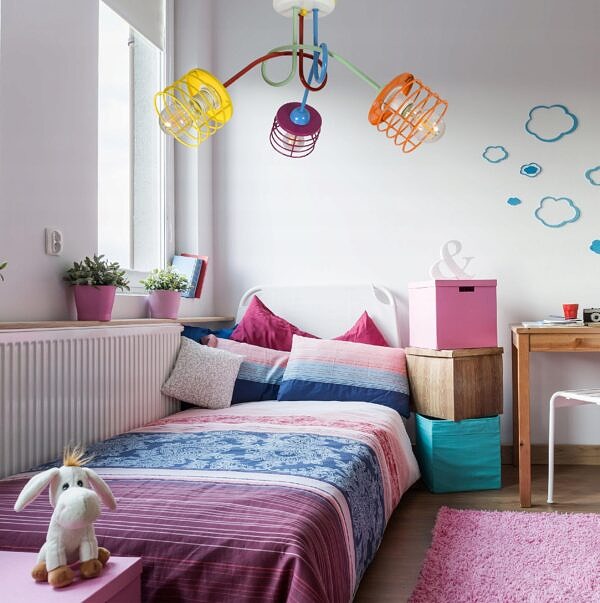Lampa sufitowa żyrandol plafon dla dzieci kolory - obrazek 13