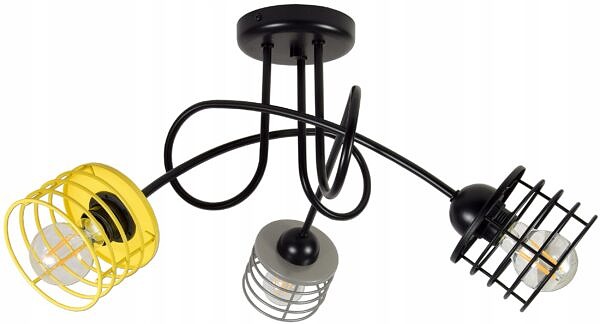 Lampa sufitowa żyrandol plafon dla dzieci kolory - obrazek 4