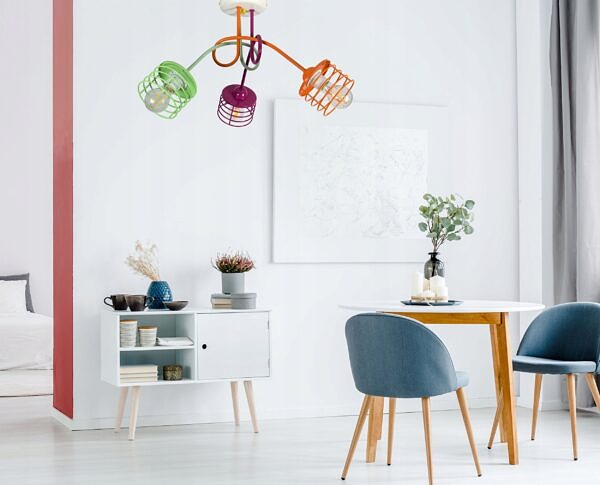 Lampa sufitowa żyrandol plafon dla dzieci kolory - obrazek 10