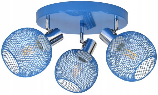 Lampa Sufitowa Żyrandol Plafon okrągły ruchome klosze dla dzieci młodzieży - obrazek 14