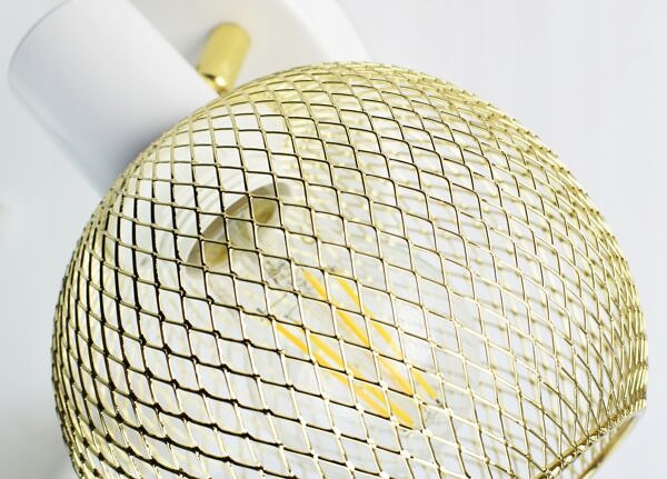 Lampa Sufitowa Żyrandol Plafon Gold Globe 488-EG3 LED 3xE27 LED Ruchome - obrazek 3