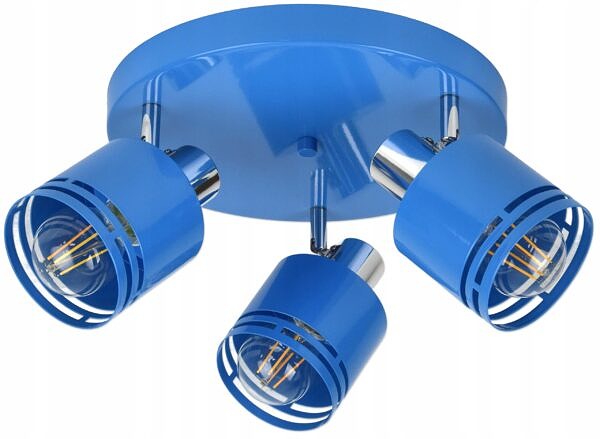 Lampa Sufitowa Żyrandol Plafon Reflektor E27 ruchomy dla dzieci młodzieży - obrazek 12
