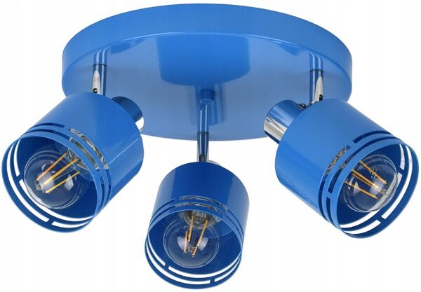 Lampa Sufitowa Żyrandol Plafon Reflektor E27 ruchomy dla dzieci młodzieży - obrazek 14
