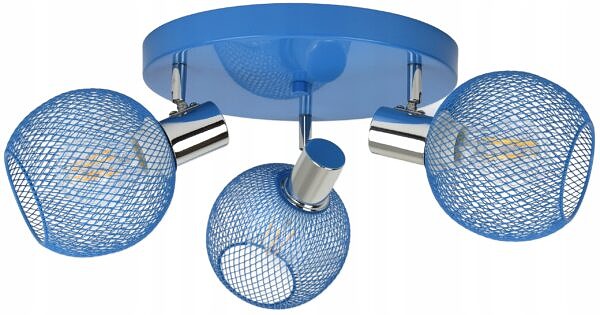 Lampa Sufitowa Żyrandol Plafon okrągły ruchome klosze dla dzieci młodzieży - obrazek 9