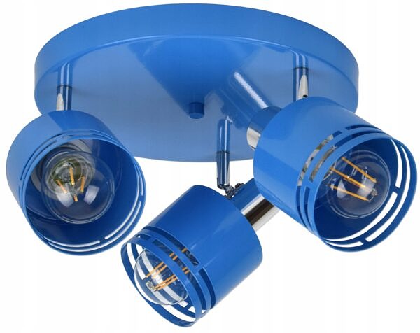 Lampa Sufitowa Żyrandol Plafon Reflektor E27 ruchomy dla dzieci młodzieży - obrazek 3