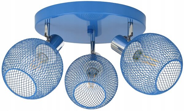 Lampa Sufitowa Żyrandol Plafon okrągły ruchome klosze dla dzieci młodzieży - obrazek 11