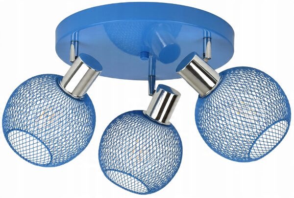Lampa Sufitowa Żyrandol Plafon okrągły ruchome klosze dla dzieci młodzieży - obrazek 4