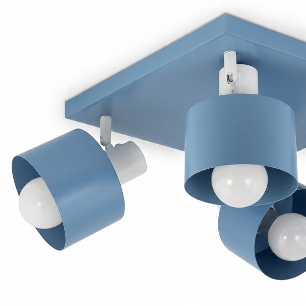 LAMPA SPOT OŚWIETLENIE NIEBIESKA DLA DZIECI MŁODZIEŻY SYPIALNIA POKÓJ LED - obrazek 9