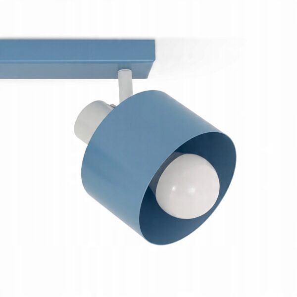 Regulowana lampa sufitowa loft NIEBIESKA E27 dla chłopca dziewczynki blue - obrazek 12