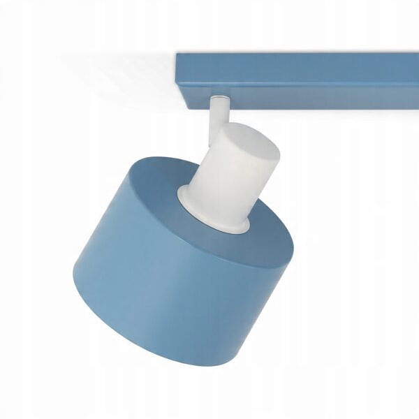Regulowana lampa sufitowa loft NIEBIESKA E27 dla chłopca dziewczynki blue - obrazek 6
