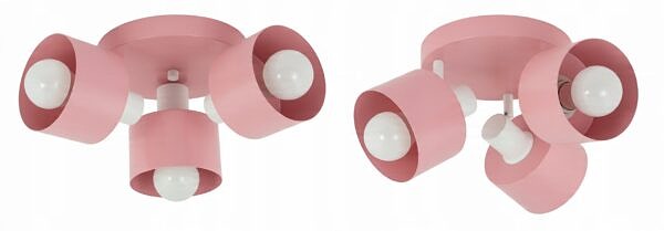 Lampa Sufitowa Żyrandol Plafon Spot LED E27 Dla Dziewczynki sypialnia LOFT - obrazek 4