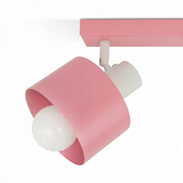 Nowoczesna lampa do pokoju dziecięcego młodzieżowego sypialni różowa LOFT - obrazek 11