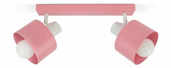 Nowoczesna lampa do pokoju dziecięcego młodzieżowego sypialni różowa LOFT - obrazek 13