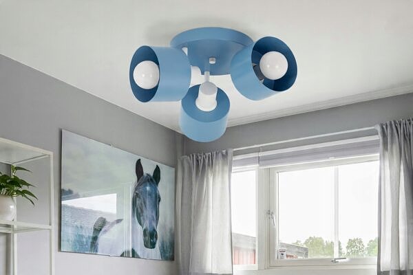 Lampa oświetlenie sufitowa dla chłopca dziewczynki do sypialni ruchoma spot - obrazek 3