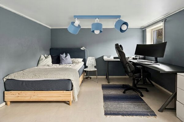 Regulowana lampa sufitowa loft NIEBIESKA E27 dla chłopca dziewczynki blue - obrazek 9